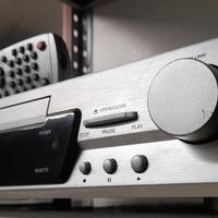 LETTORE CD ACCIAIO SPAZZOLATO CD DVD MP3 RADIO 5.1