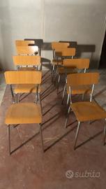 sedie banchi scuole scuola media 9 set completi 