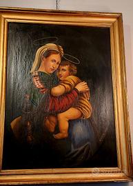 quadro madonna della seggiola 