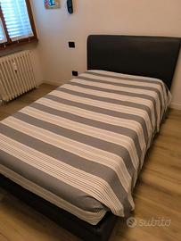 Letto piazza e mezzo + contenitore + materasso ort