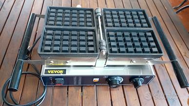 piastra waffle vevor doppia testa