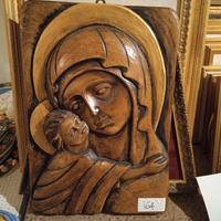 Scultura in legno "VLADIMIRSKAJA"di Giorgio Moglan