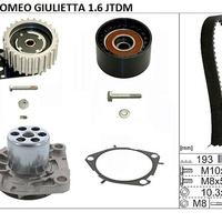 KIT DISTRIBUZIONE + P. A ALFA GIULIETTA 1.6 JTDM