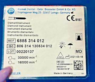 Komet Frese dentista 6885.314.012