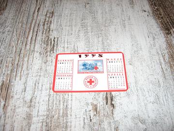 CALENDARIO CROCE ROSSA ITALIANA 1998 VINTAGE