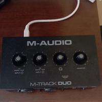 Scheda Audio USB M-Audio M-Track Duo 