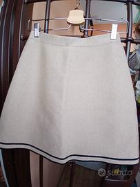 Gonna cashmere/seta/lana. Made in Italy