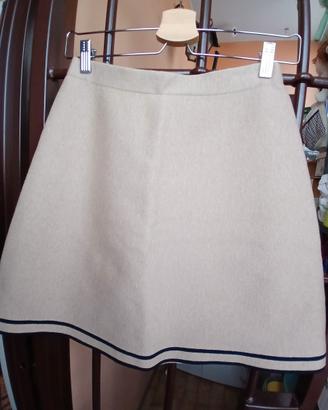 Gonna cashmere/seta/lana. Made in Italy