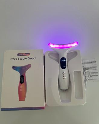 Massaggiatore per viso e collo 7 led
