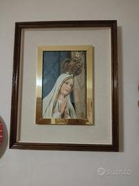 quadro madonna di Lourdes 