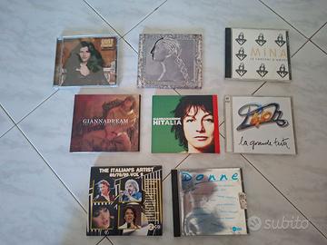 Lotto 8 cd musica italiana Nannini, Mina, Pooh