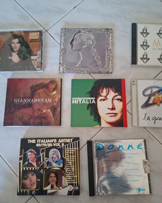 Lotto 8 cd musica italiana Nannini, Mina, Pooh