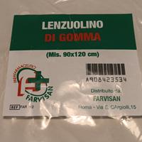 Lenzuolo-traversa di gomma con occhielli