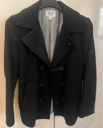 Cappotto Doppiopetto Armani Junior - Lana Vergine