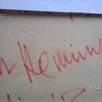 Autografo con dedica Hemingway Addio alle armi1952