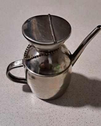 Oliera Ipac acciaio inox18/10,altezza 12cm. capaci