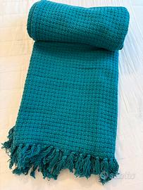 Coperta blu petrolio