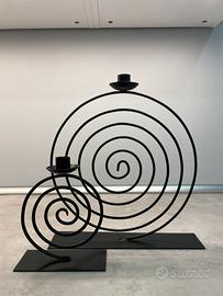 2 candelabri in ferro