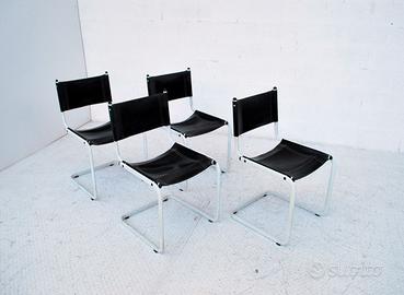 4 sedie di modernariato