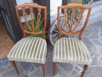 coppia  di sedie anni 50.