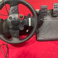 Gioco logitec  volante e pedaliera