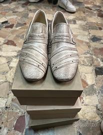 scarpa elegante uomo in vera pelle e cuoio