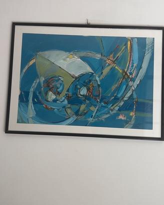 Dipinto quadro astratto moderno firmato