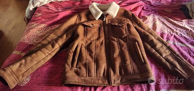 Giubbotto marrone da uomo scamosciato tg. L