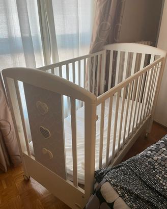 Lettino  Foppapedretti Lovely sponda a scomparsa