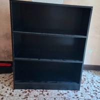 bassa libreria nera 
