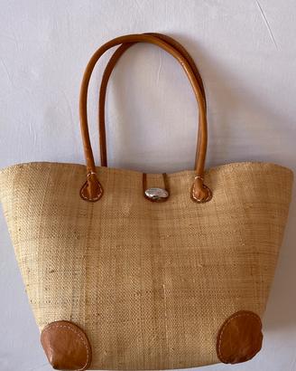 Borsa in paglia Vestopazzo
