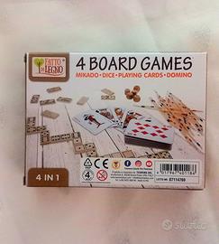 giochi in legno da viaggio 🚉 e carte da ramino 🃏