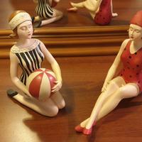 2 Statuette Retrò decorative