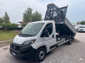 FIAT DUCATO GRU + RIBALTABILE KM 32000
