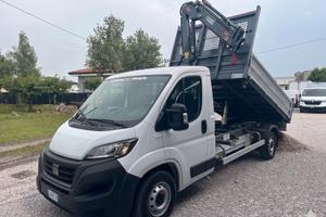 FIAT DUCATO GRU + RIBALTABILE KM 32000