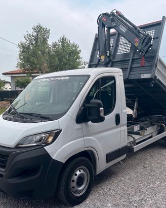 FIAT DUCATO GRU + RIBALTABILE KM 32000