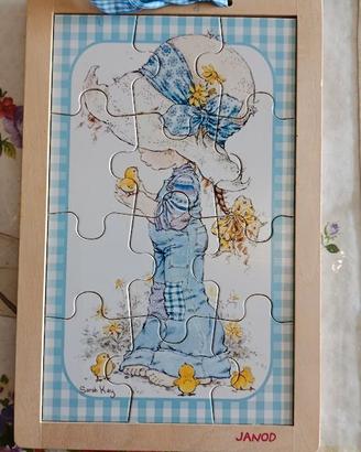 Sarah Kay quadretto puzzle legno holly hobbie