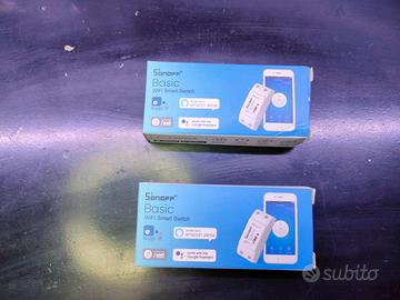 2x Sonoff Basic Switch WiFi Domotica Alexa Nuovi