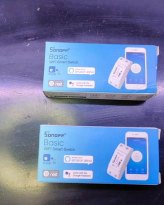 2x Sonoff Basic Switch WiFi Domotica Alexa Nuovi