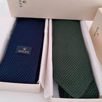 Cravatta Rolex Verde / blu