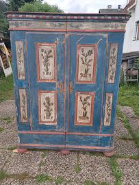 Antico armadio tirolese 1843