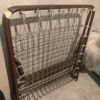 Rete pieghevole ad una piazza con materasso