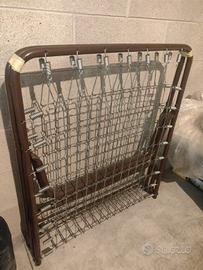 Rete pieghevole ad una piazza con materasso