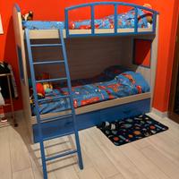 cameretta armadio e letto a castello