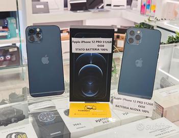 Apple iPhone 12 Pro 512GB - STATO BATTERIA 100%