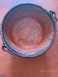 Paiolo in rame vintage