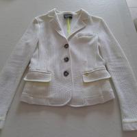 Giacca in cotone bianca Atos Lombardini