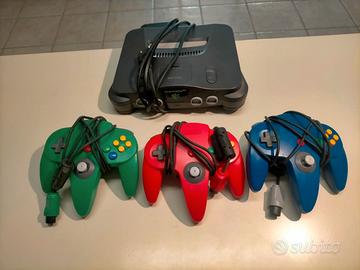 Nintendo 64 + 3 joystick/controller