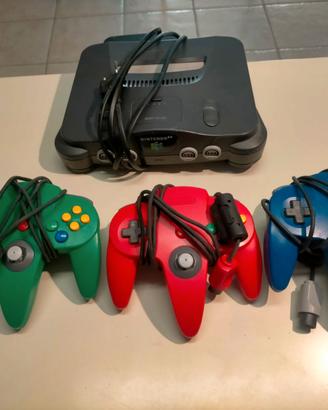 Nintendo 64 + 3 joystick/controller