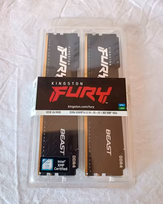 32GB (2x16GB) DDR4 DIMM 3200 PC4-25600 CL16 XMP